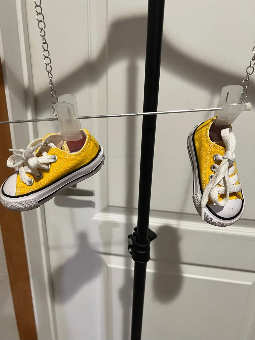 Converse Kids Yellow Canvas Lace-Up Sneakers